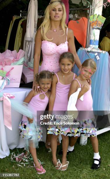 Shauna Sand and daughters during W Hollywood Yard Sale Presented by W Magazine and Guess to Benefit Clothes Off Our Back in Brentwood, California,...
