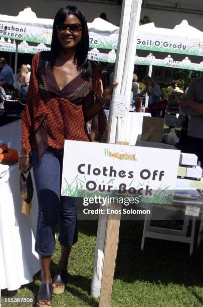 Tanji Miller during W Hollywood Yard Sale Presented by W Magazine and Guess to Benefit Clothes Off Our Back in Brentwood, California, United States.