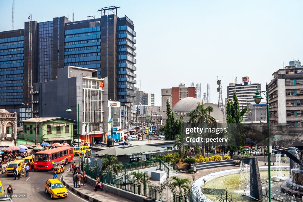 Afrikaanse stad-Lagos, Nigeria