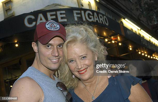 Keith Collins and Sally Kirkland during Sally Kirkland and Keith Collins Sighting in New York City's Greenwich Village - September 24, 2005 at...