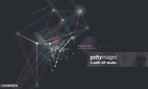 abstract network background - science and technology stock illustrations