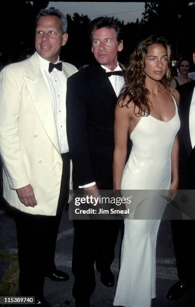 Steve Tisch, Calvin Klein, and Kelly Klein during 7th Annual APLA Fashion Industry Benefit Honors Calvin Klein at Hollywood Bowl in Hollywood,...