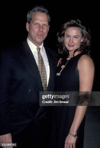 Steven Tisch and Carolyn Sapp during APLA's "Commitment To Life VII" at Universal Ampitheater in Universal City, California, United States.