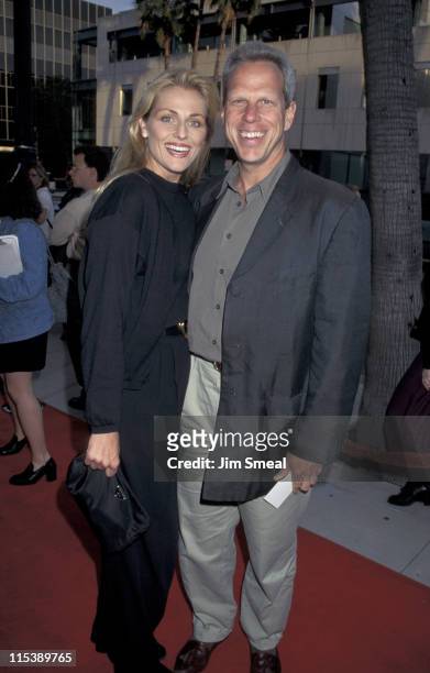 Jamie Tisch and Steve Tisch during "Forget Paris" Premiere at Academy Theater in Beverly Hills, California, United States.