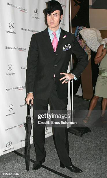 Patrick McDonald during Mercedes-Benz Spring 2006 L.A. Fashion Week at Smashbox Studios - Louis Verdad - Arrivals at Smashbox Studios in Culver City,...