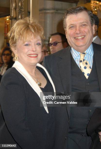 Rue McClanahan and guest during Opening Night of Salome - Arrivals at Ethel Barrymore Theater in New York City, New York, United States.