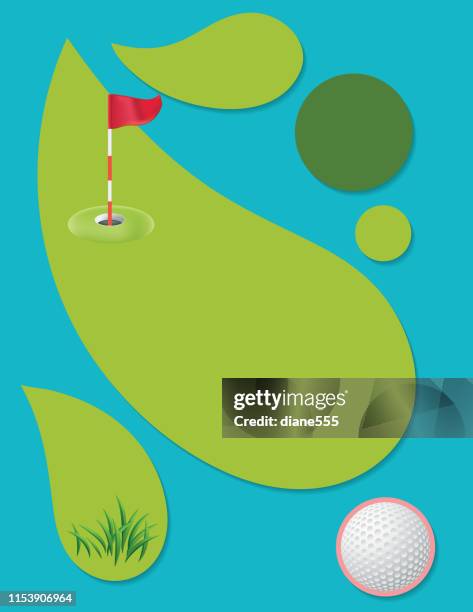 Golf To Copy Modern Golf Background With Copy Space High-Res Vector Graphic - Getty ...