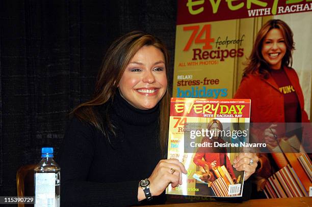 Rachael Ray during Rachael Ray Signs Exclusive Copies of Her New Magazine "Every Day with Rachael Ray"at Barnes & Noble in New York City - October...