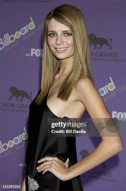 Mischa Barton during The 2003 Billboard Music Awards - Outside Arrivals at MGM Grand Garden Arena in Las Vegas, Nevada, United States.