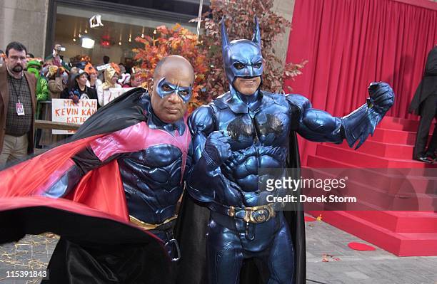 Al Roker and Matt Lauer during NBC "Today" Show Hosts Celebrate Halloween 2005 at NBC Studios Rockefeller Plaa in New York City, New York, United...