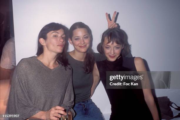 Aure Atika, Marion Cotillard and Helene de Fougerolles