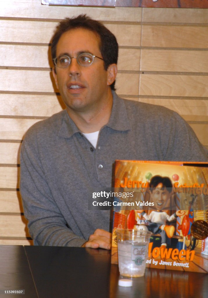 Jerry Seinfeld in-store book signing of "Halloween"