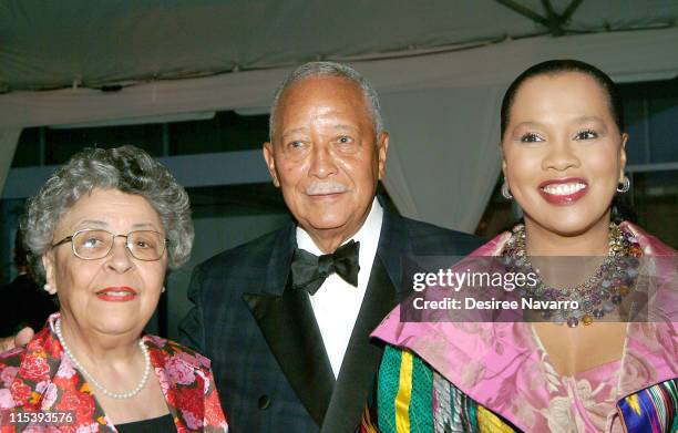 Mrs. Dinkins, Honorable David Dinkins and Sherry Bronfman