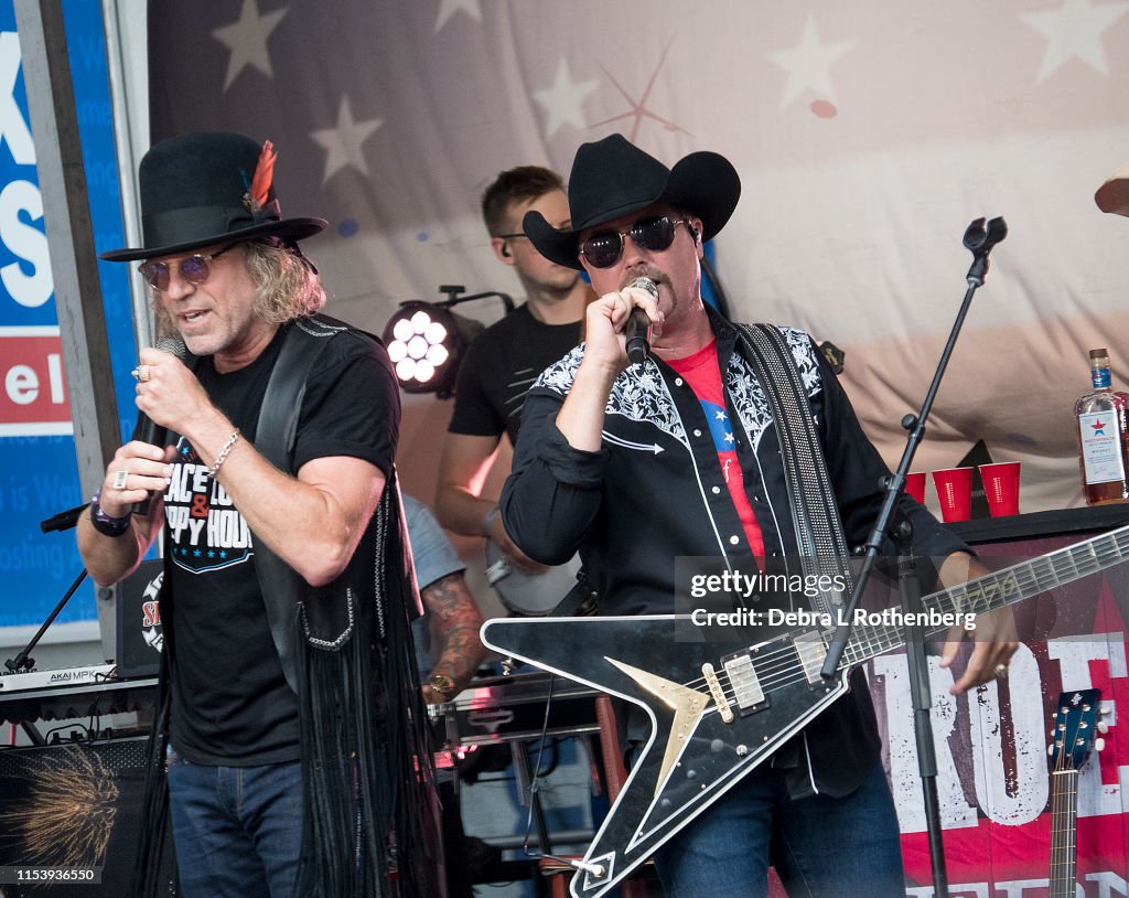 Big Ric Dj Big Kenny and John Rich of Big & Rich live on stage during FOX and ...