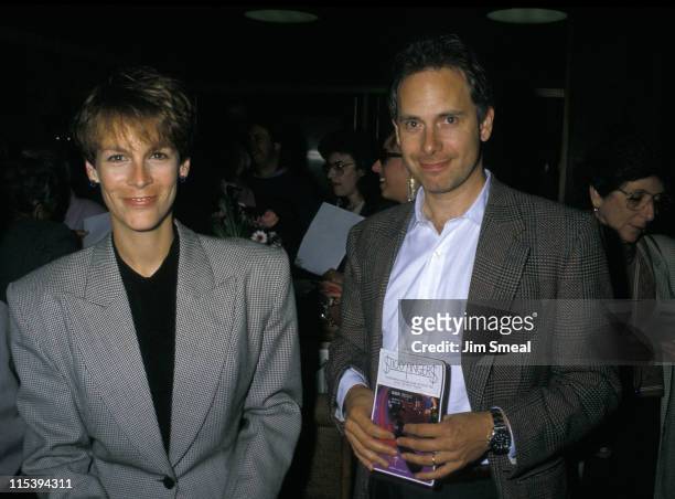 Jamie Lee Curtis and Christopher Guest during "Sticky Fingers" Beverly Hills Premiere at Samuel Goldwyn Academy Theater in Beverly Hills, California,...