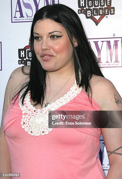 Mia Tyler during 13th Annual American Society Of Young Musicians Spring Benefit Concert And Awards Show at House Of Blues in Los Angeles, United...