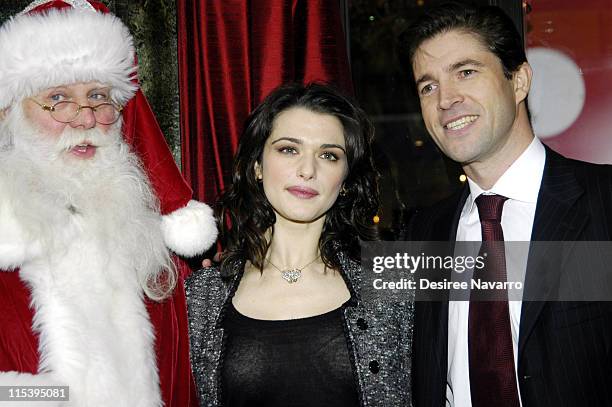 Rachel Weisz and Frederic De Narp, President and CEO, Cartier