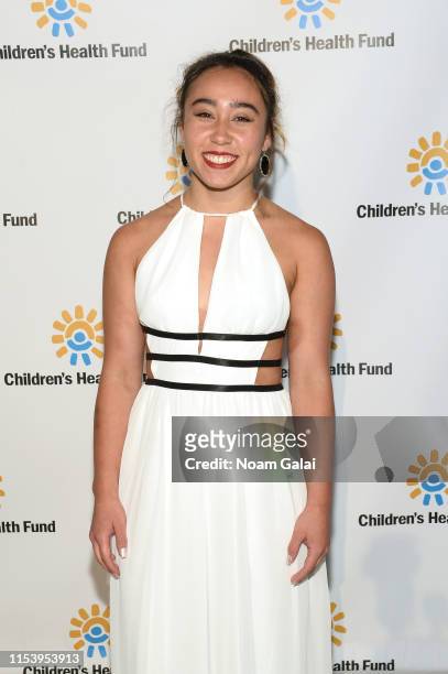 Gymnast Katelyn Ohashi attends the Children's Health Fund Annual Benefit 2019 on June 05, 2019 in New York City.