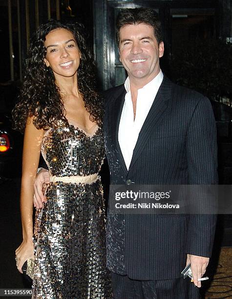 Simon Cowell and Terri Seymour *Exclusive Coverage*