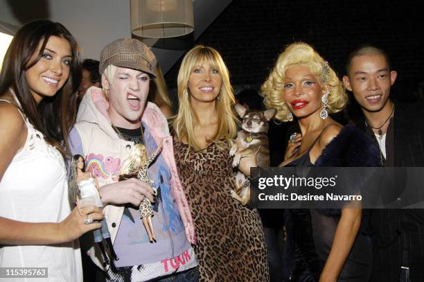 Brittny Gastineau, Richie Rich, Lisa Gastineau, Amanda Lepore and Jason Wu