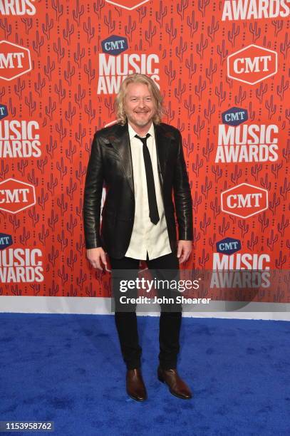 Philip Sweet of Little Big Town attends the 2019 CMT Music Awards at Bridgestone Arena on June 05, 2019 in Nashville, Tennessee.