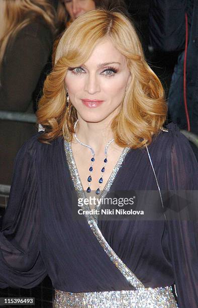 Madonna during "I'm Going to Tell You a Secret" UK TV Premiere at Chelsea Cinema, 206 Kings Road in London, Great Britain.