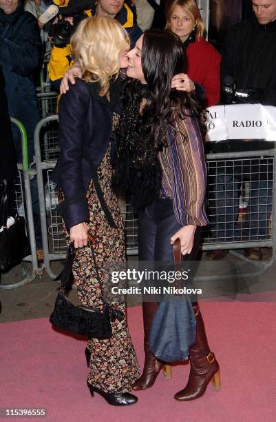 Donna Air and Melanie C during "I'm Going to Tell You a Secret" UK TV Premiere at Chelsea Cinema, 206 Kings Road in London, Great Britain.