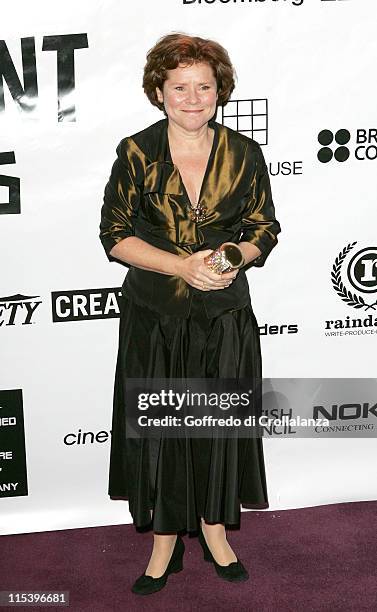 Imelda Staunton during The 2005 British Independent Film Awards - Inside Arrivals at Hammersmith Palais in London, Great Britain.