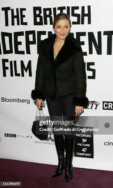 Amanda Donohoe during The 2005 British Independent Film Awards - Inside Arrivals at Hammersmith Palais in London, Great Britain.