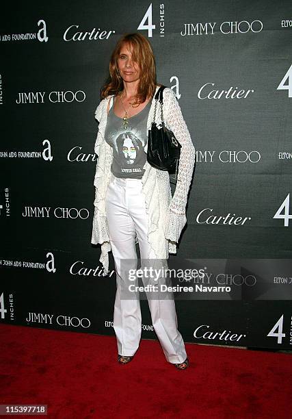 Rosanna Arquette during Auction at Cartier Mansion To Celebrate "4inches" Book and Jimmy Choo Shoes to Benefit The Elton John Aids Foundation at...