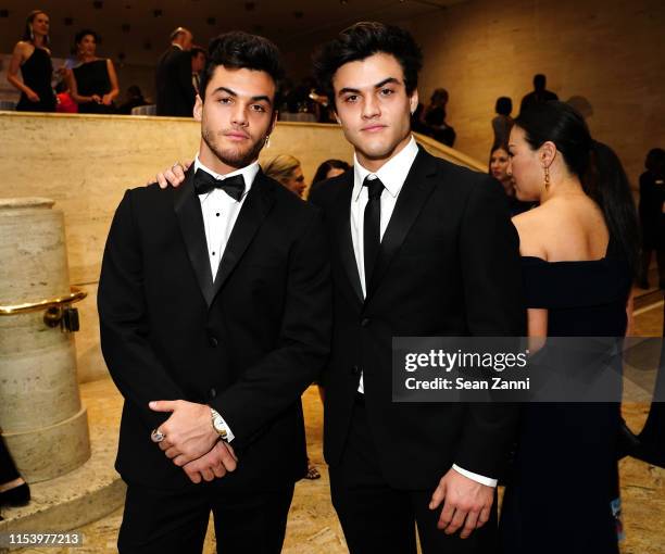 Ethan Dolan and Grayson Dolan attend the 2019 Fragrance Foundation Awards at the David H. Koch Theater at Lincoln Center on June 05, 2019 in New York...