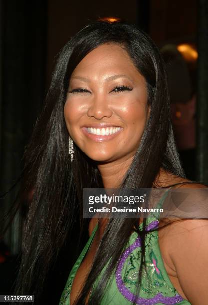 Kimora Lee Simmons during Auction at Cartier Mansion To Celebrate "4inches" Book and Jimmy Choo Shoes to Benefit The Elton John Aids Foundation at...