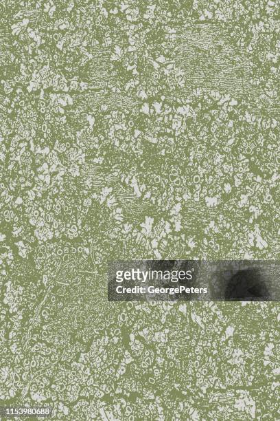 木の背景を苔の苔と質感で風化 - moss点のイラスト素材／クリップアート素材／マンガ素材／アイコン素材