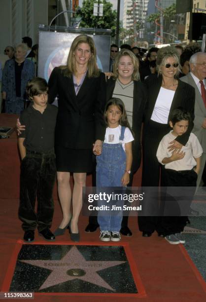 Mary Bono and kids, Chianna and Cesare, Chasity Bono, and Christy Bono and son