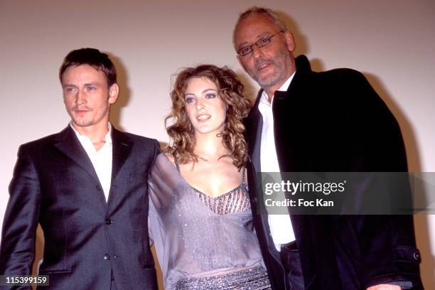 Benoit Magimel, Camille Nata and Jean Reno during "Purple Rivers 2" - Paris Premiere at Gaumont Marignan in Paris, France.