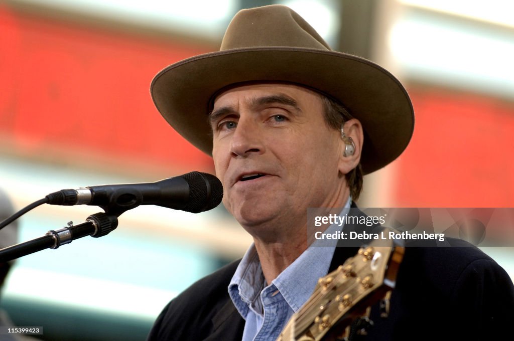 James Taylor Performs on the 2005 ''Today'' Show Summer Concert Series