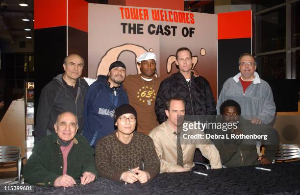 The Cast of "Oz" during Cast Members from the Hit HBO Series "Oz" Autograph The New DVD Box Set, "Oz: The Complete Third Season" at Tower Records,...