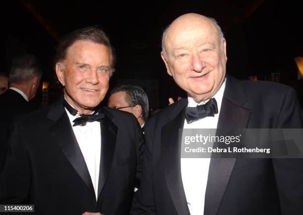 Cliff Robertson and Former NYC Mayor Ed Koch during Official Academy of Motion Picture Arts and Sciences Oscar Night Party at Le Cirque 2000 in New...