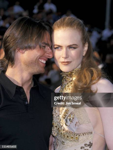 Nicole Kidman and Tom Cruise during "Mission: Impossible 2" Los Angeles Premiere at Mann Chinese Theatre in Hollywood, California, United States.