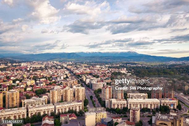 skopje cityscape - skopje bildbanksfoton och bilder