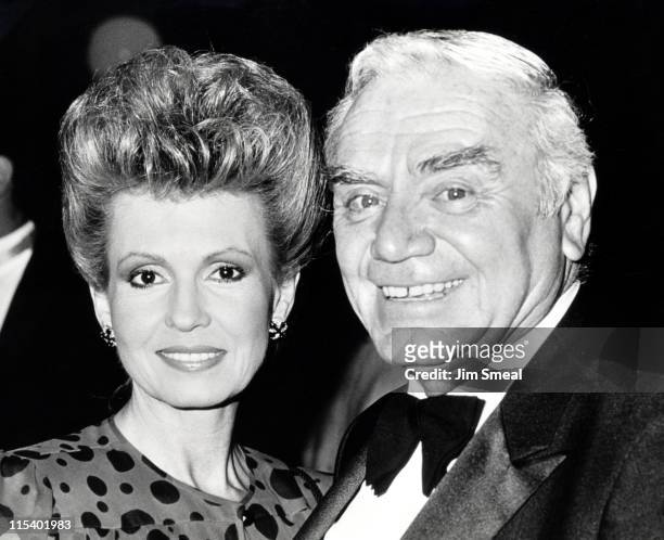 Ernest Borgnine and Tova Borgnine during 1st Annual Stuntman's Awards Show at KABC TV Studios in Los Angeles, California, United States.
