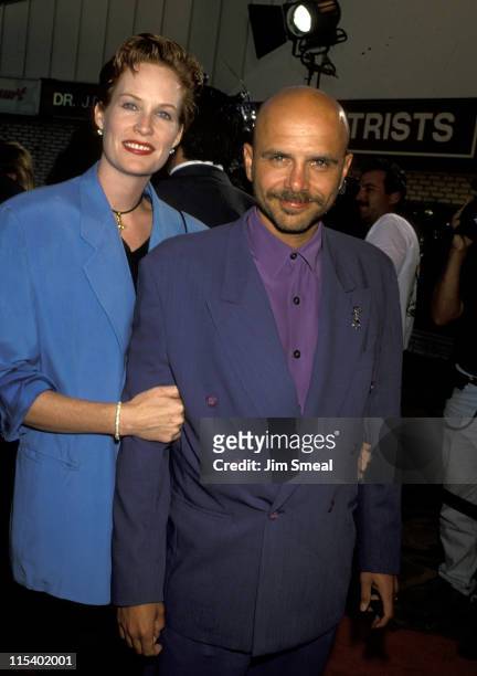 Nancy Sheppard and Joe Pantoliano during "The Fugitive" Los Angeles Premiere at Mann's Village Theater in Westwood, California, United States.