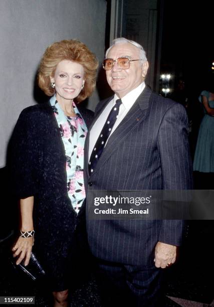 Tova Borgnine and Ernest Borgnine during "The Unsinkable Molly Brown" - New York Premiere at Pantages Theater in New York City, New York, United...