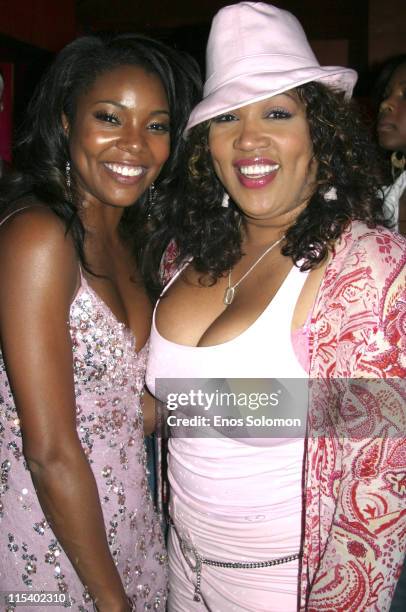 Gabrielle Union and Kym Whitley during 2005 BET Awards Afterparty Hosted by Gabrielle Union at After party in Hollywood, California, United States.