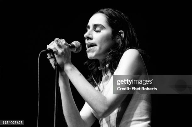 Harvey performing at Avery Fisher Hall in New York City on September 7,1995.