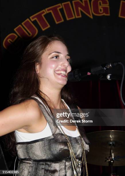 Alexa Ray Joel during Alexa Ray Joel in Concert at The Cutting Room in New York City - January 30, 2006 at The Cutting Room in New York City, New...