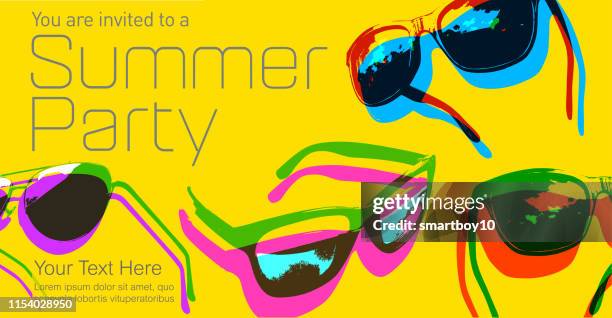 illustrazioni stock, clip art, cartoni animati e icone di tendenza di occhiali da sole - occhiali da vista