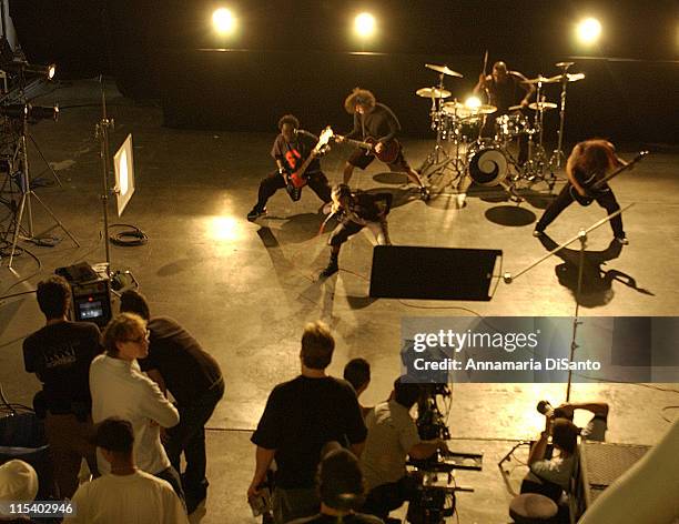 Wicked Wisdom during Wicked Wisdom "Something Inside Of Me" Video Shoot - September 11, 2005 at Private Studio in Los Angeles, California, United...