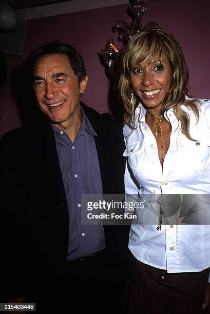 Richard Berry, Cathy Guetta during Power Plate Fitness Machines Launch Party at La Suite Club in Paris, France.