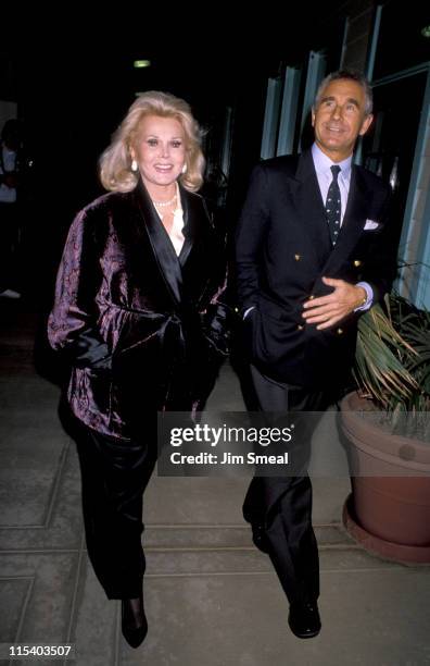 Zsa Zsa Gabor and Frederic Von Anhalt during American Film Institute Hosted a Celebrity Polo Match at Los Angeles Equestrian Center in Burbank,...